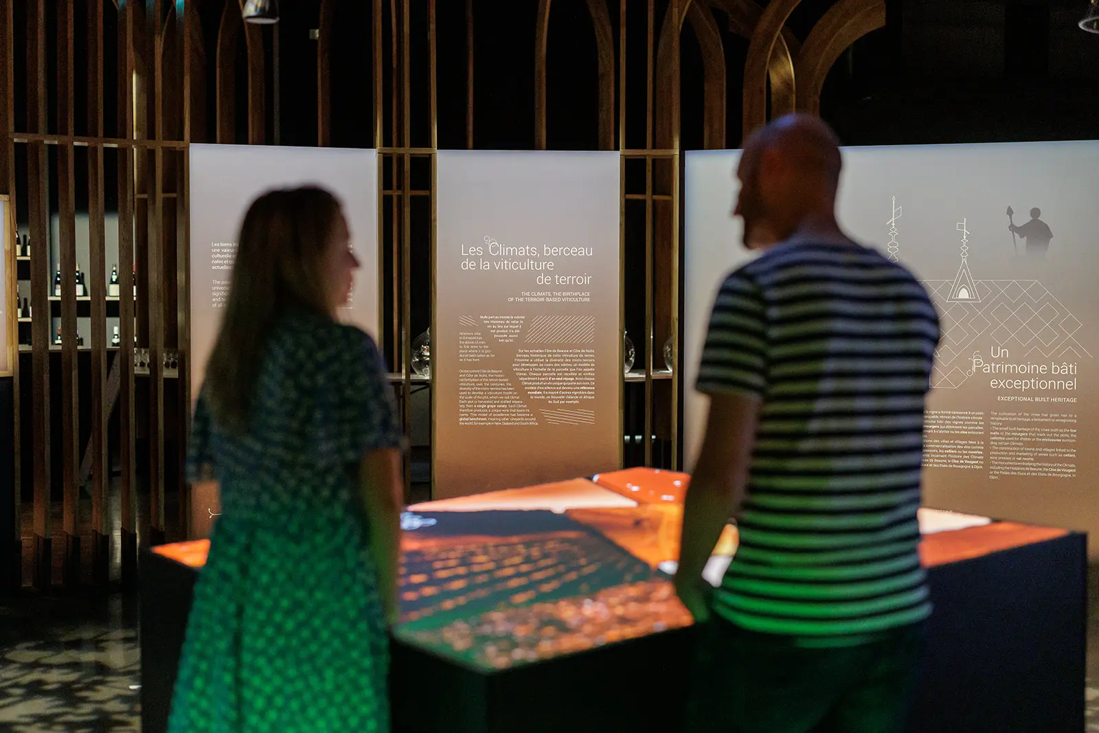 Parcours scénographique Beaune - îlot Climats