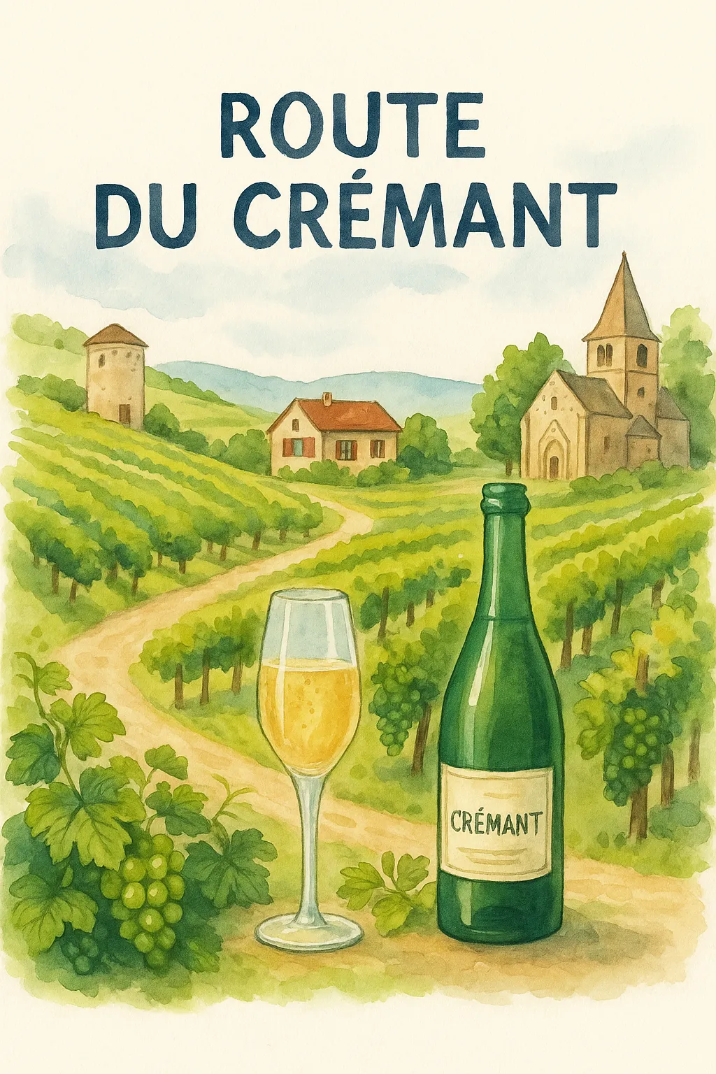 Route des vins Bourgogne : Route du Crémant
